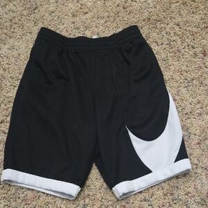 Nike Black and White Boys' Athletic Shorts